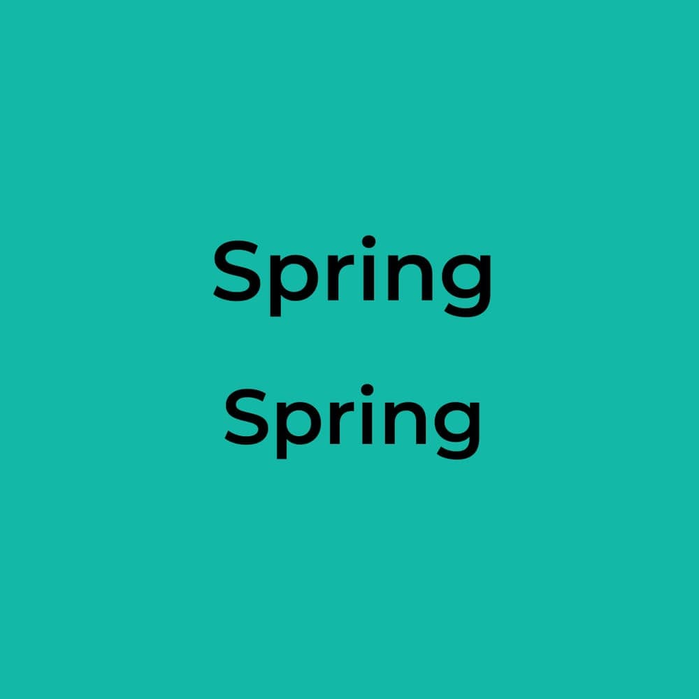 Spring - Spring