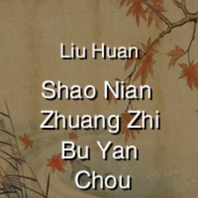 Liu Huan - Shao Nian Zhuang Zhi Bu Yan Chou