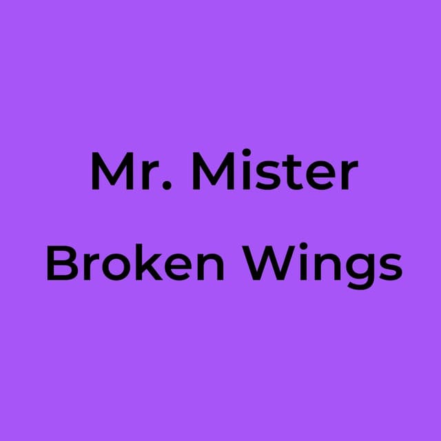 Mr. Mister - Broken Wings