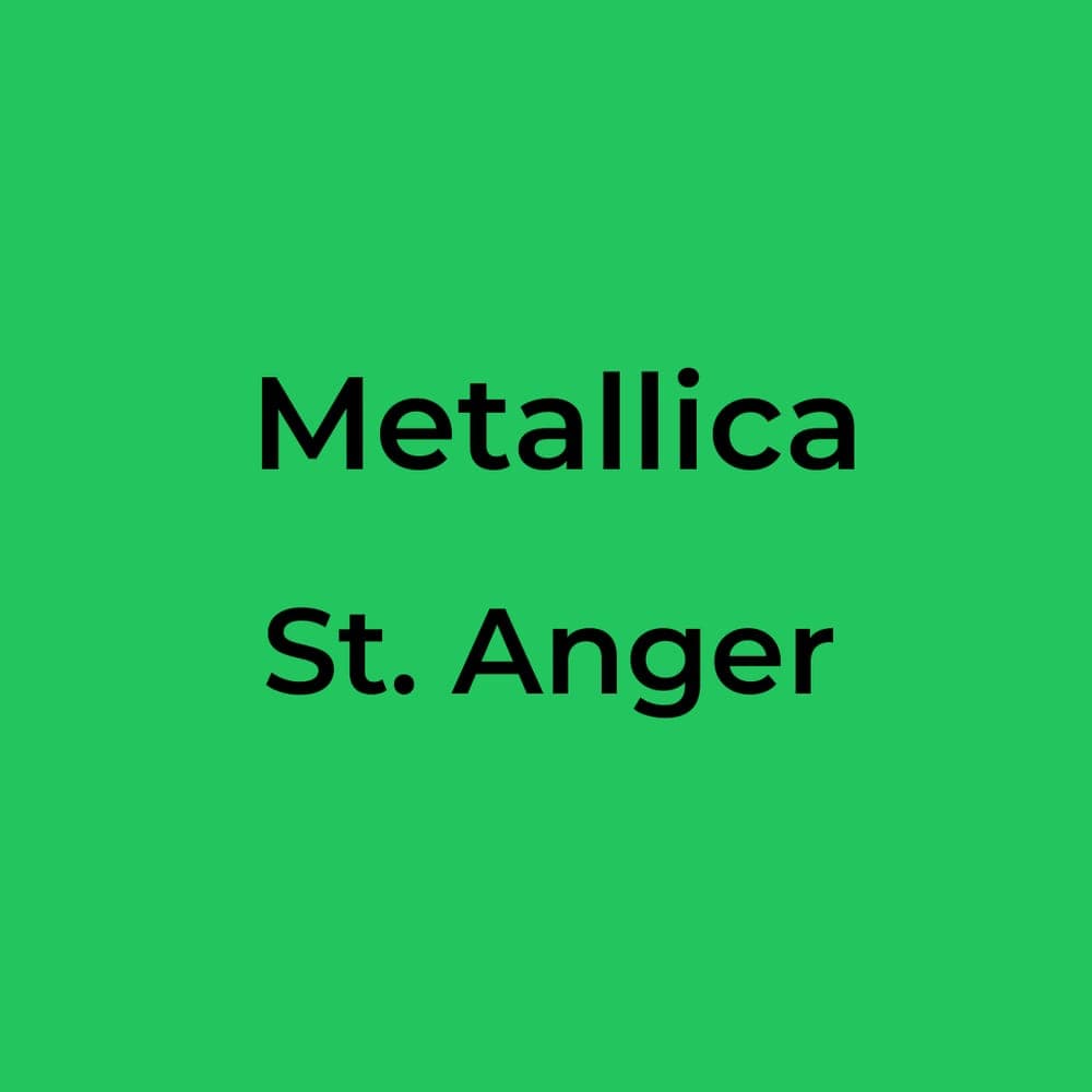 Metallica - St. Anger