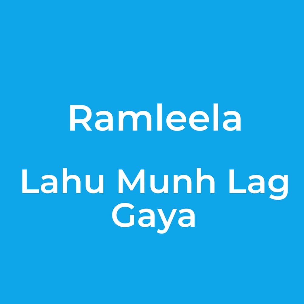 Ramleela - Lahu Munh Lag Gaya