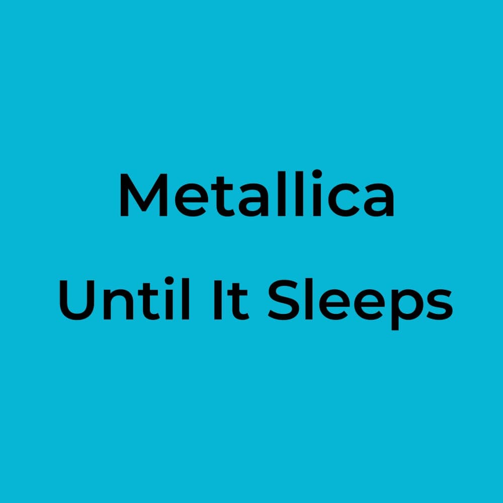 Metallica - Until It Sleeps