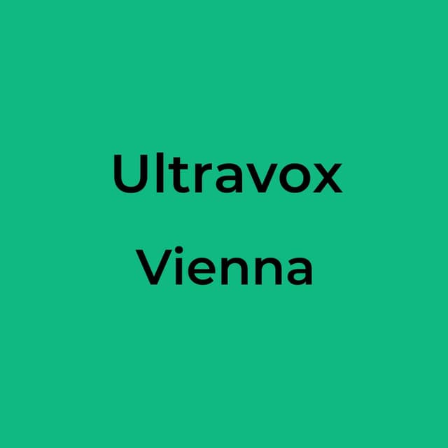 Ultravox - Vienna