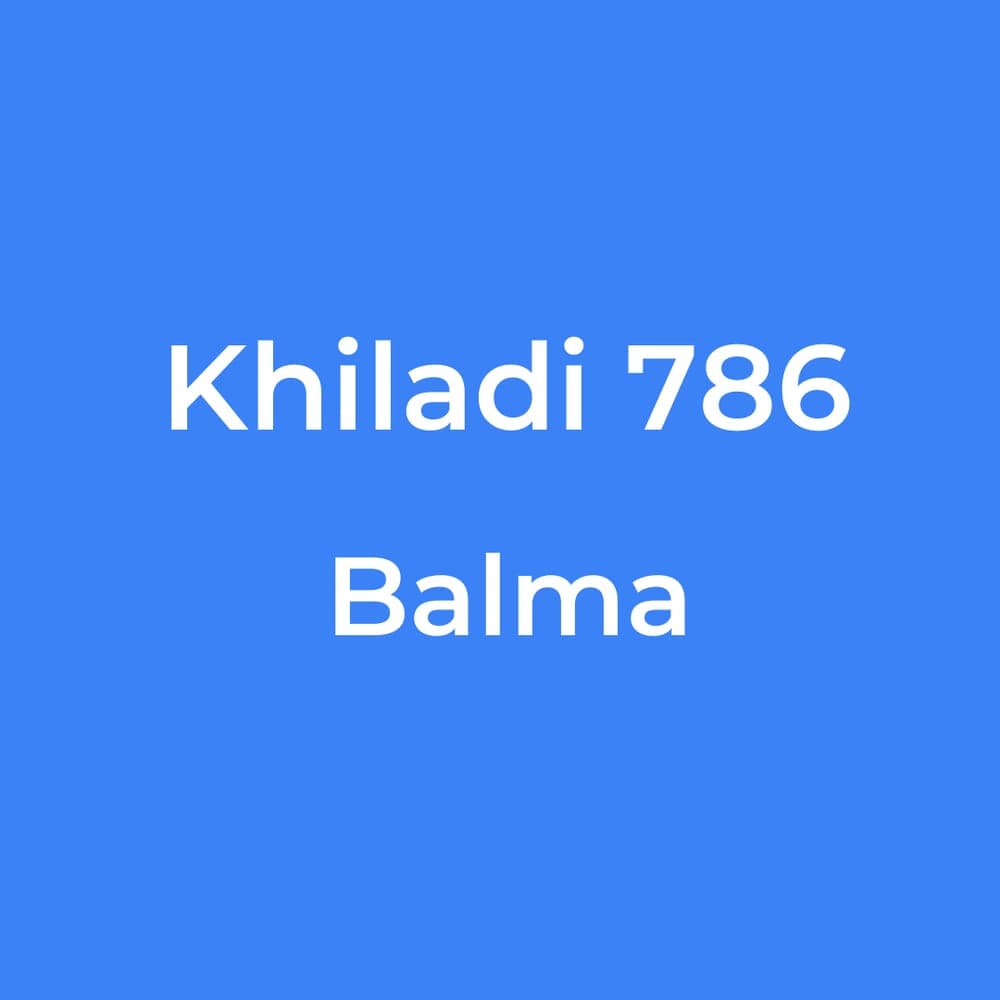 Khiladi 786 - Balma