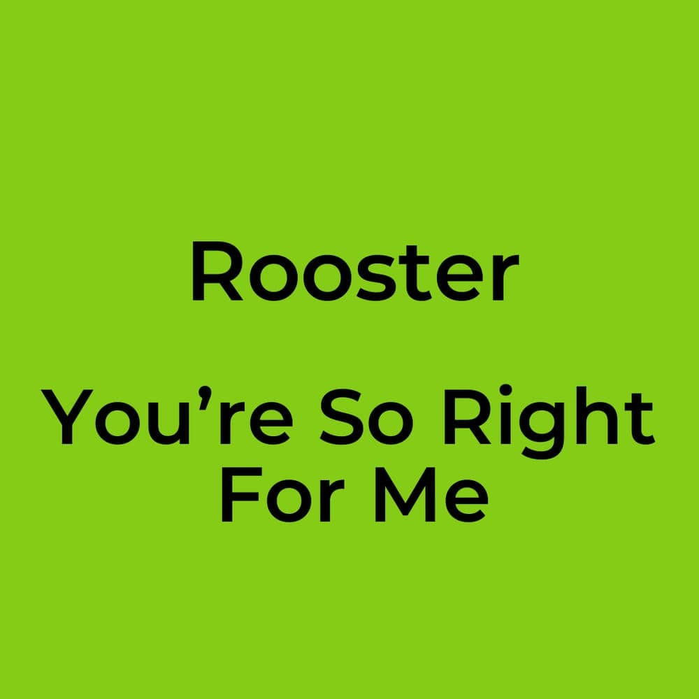 Rooster - You’re So Right For Me