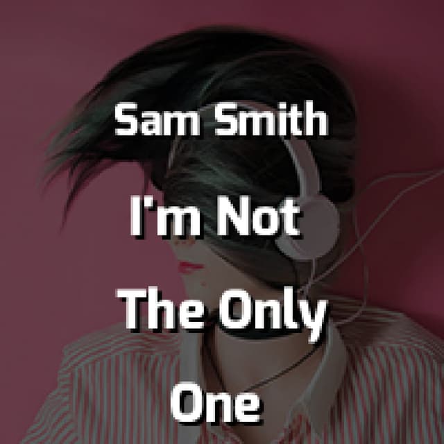 Sam Smith - I'm Not The Only One