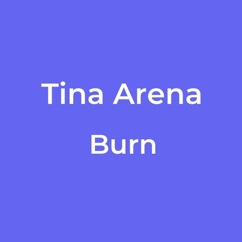 Tina Arena - Burn