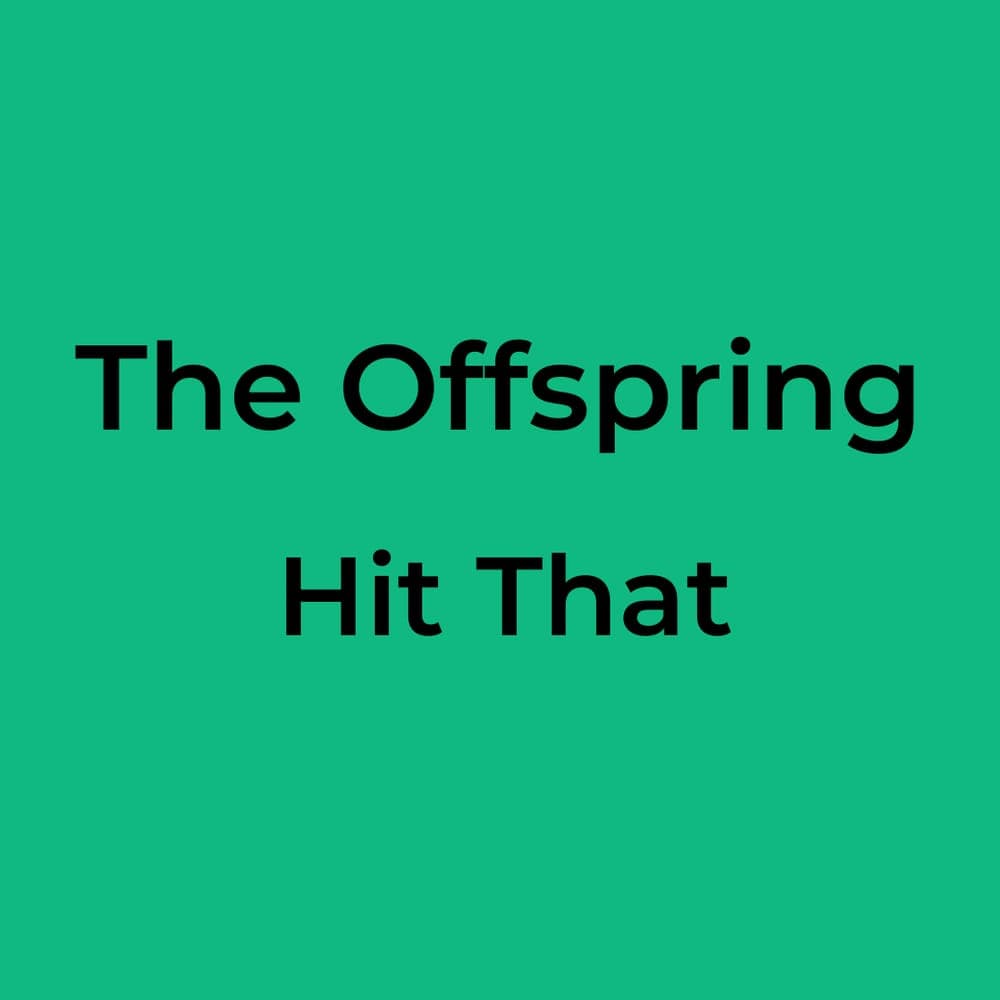 The Offspring - Hit That