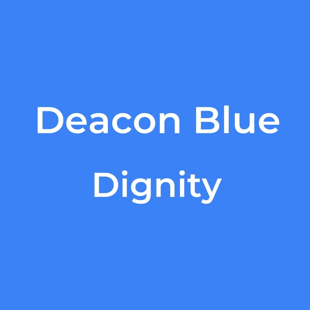 Deacon Blue - Dignity
