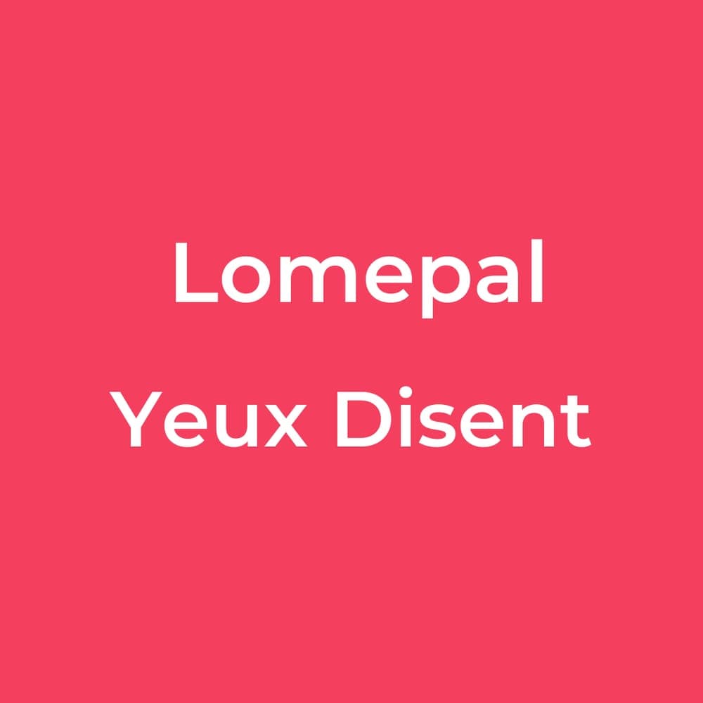 Lomepal - Yeux Disent