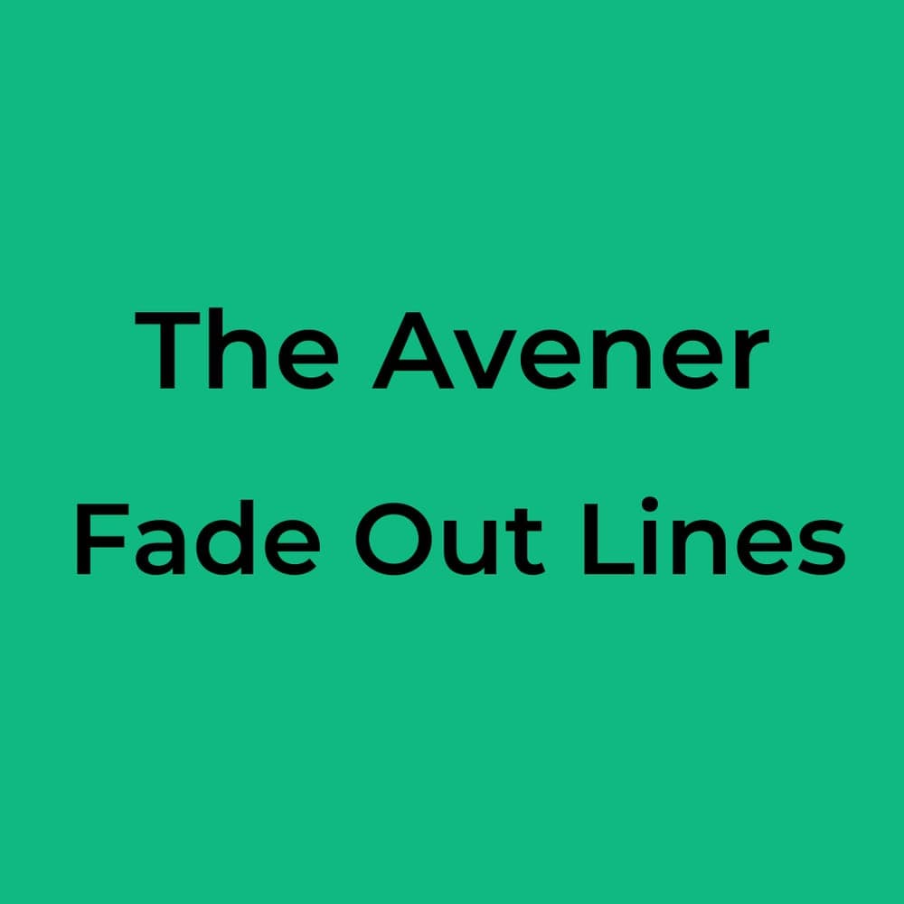 The Avener - Fade Out Lines
