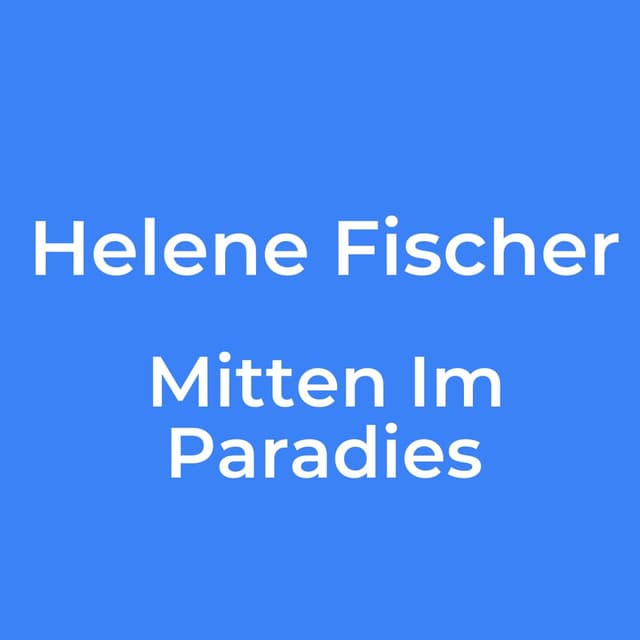Mitten Im Paradies