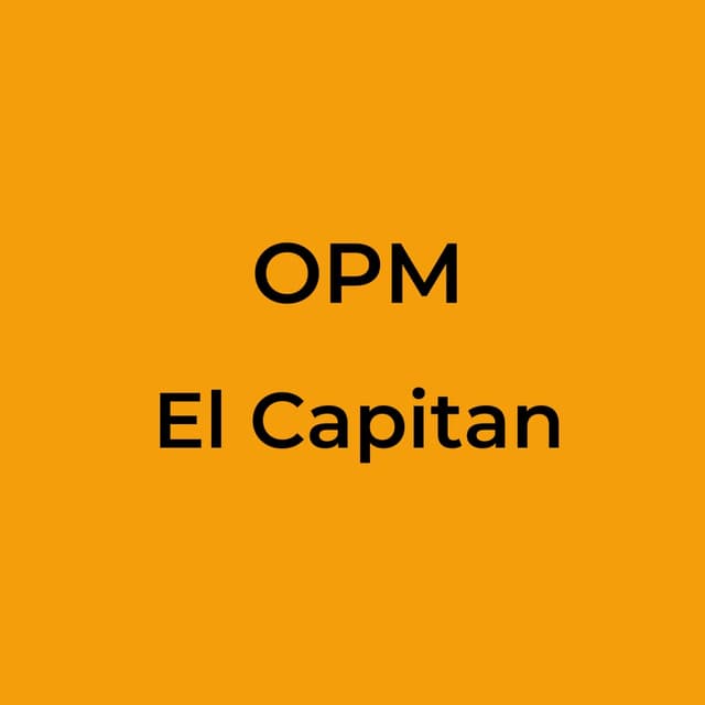 OPM - El Capitan