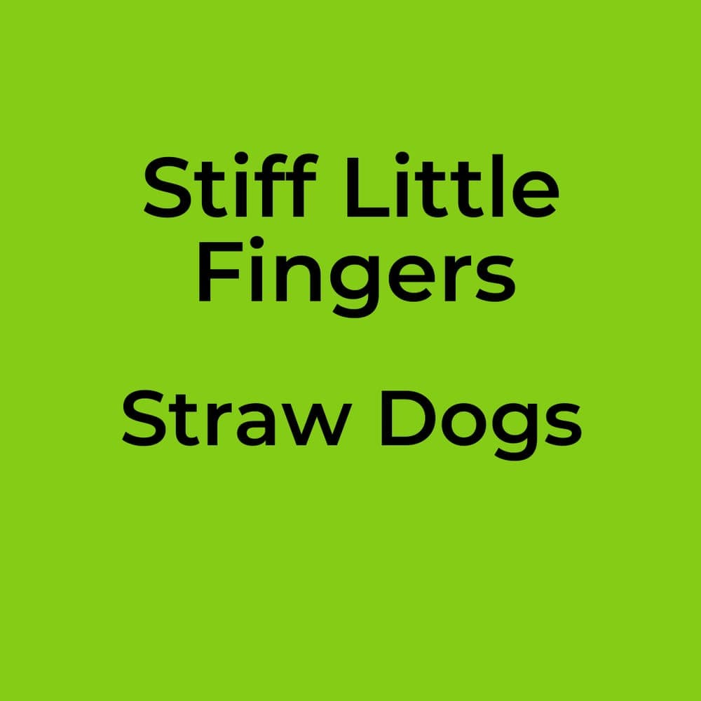 Stiff Little Fingers - Straw Dogs