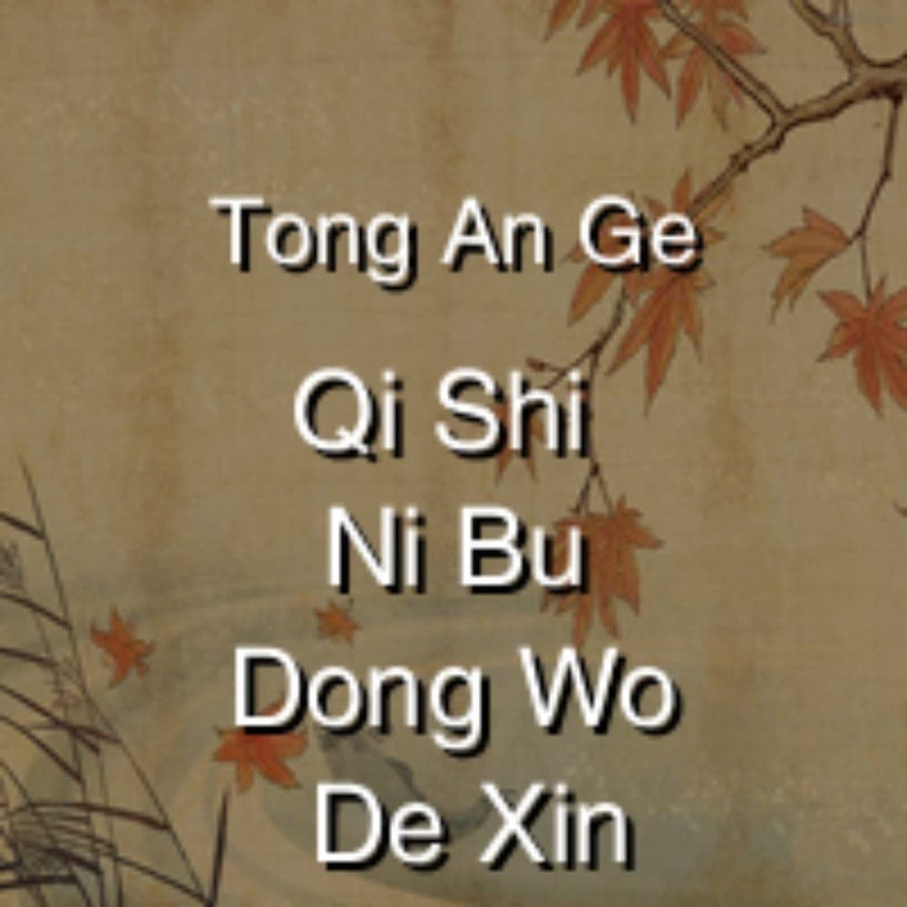 Tong An Ge - Qi Shi Ni Bu Dong Wo De Xin