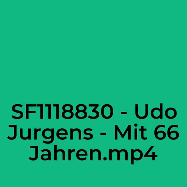 SF1118830 - Udo Jurgens - Mit 66 Jahren.mp4