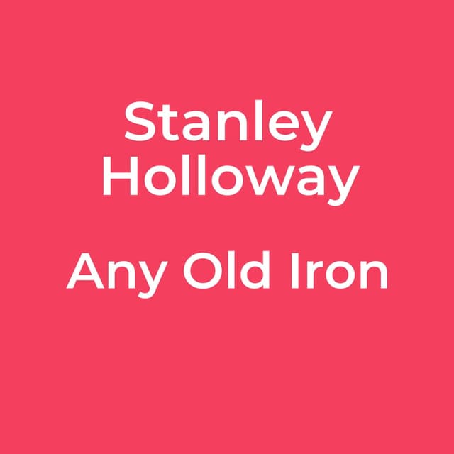 Any Old Iron