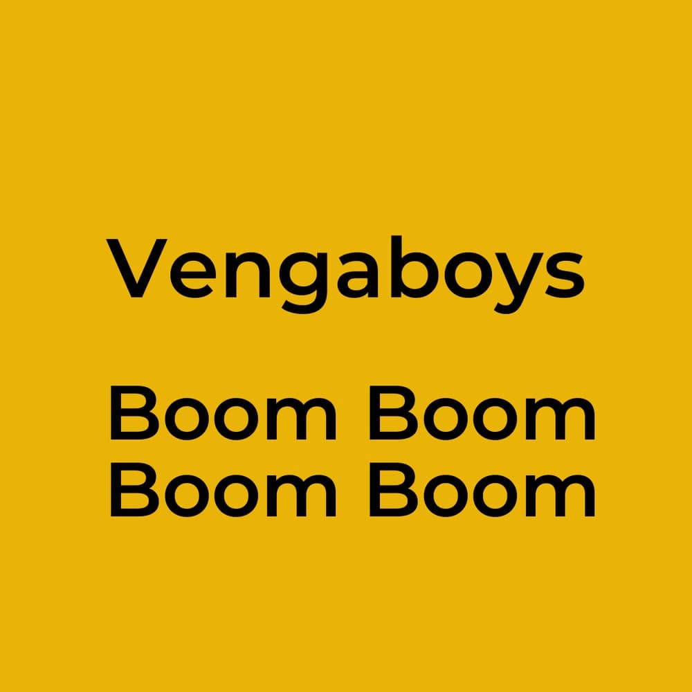 Vengaboys - Boom Boom Boom Boom