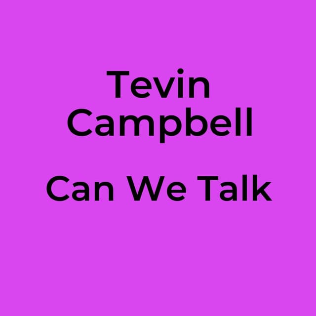 Tevin Campbell - Can We Talk