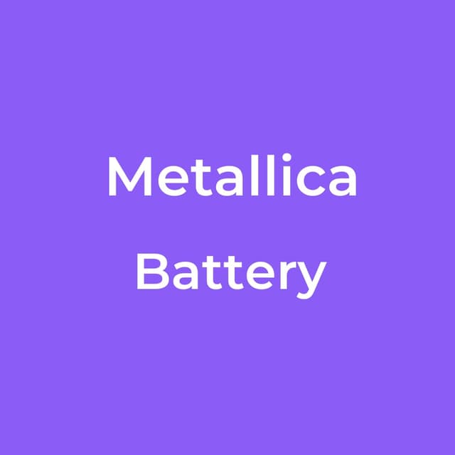 Metallica - Battery
