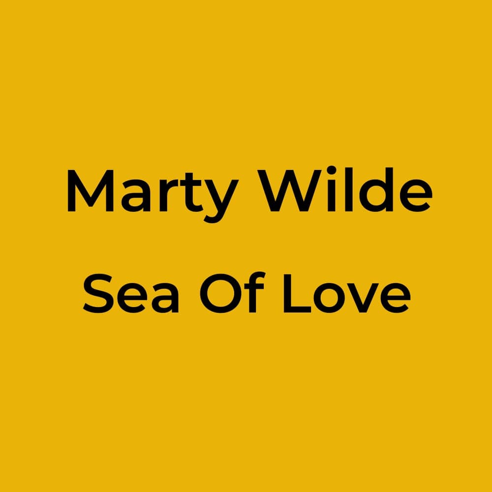Marty Wilde - Sea Of Love